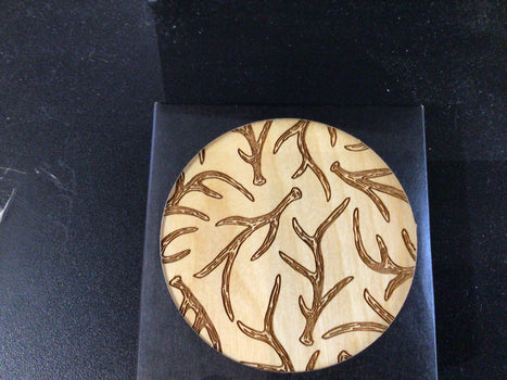 Antler coasters 4pack